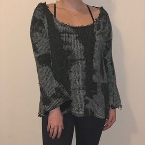 Deja Vu Hoodie with Bell Sleeves